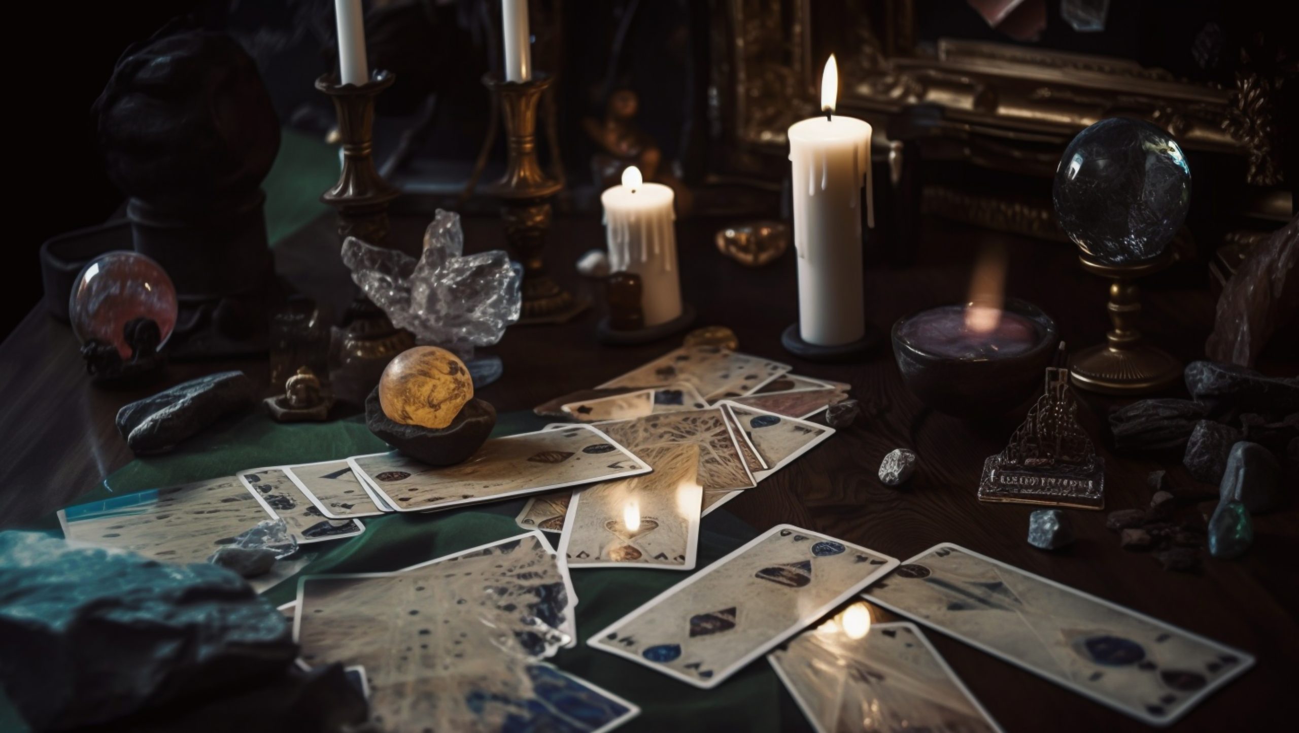 Divination and fortune telling, created with Generative AI technology